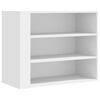 vidaXL Arm&aacute;rio de parede 75x35x60 cm derivados de madeira branco