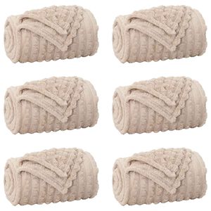 vidaXL Cobertores de Sof&aacute; 6 unid. Bege 240 x 220 cm 8.24 kg L&atilde;