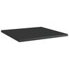vidaXL Prateleiras para estante 4 pcs 40x40x1,5cm contraplacado preto
