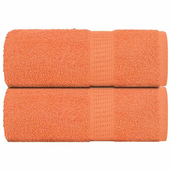 vidaXL Toalhas de bid&eacute; FROGN 2 pcs 30x50 cm 360 g/m&sup2; rosa
