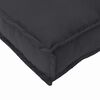 vidaXL Almofada 2 pcs Preto 40 x 40 x 8 cm Tecido Oxford