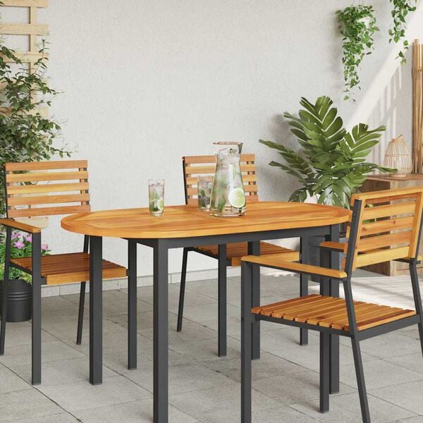 vidaXL Tampo de Mesa &Oacute;leo Natural 120 x 70 x 2 cm