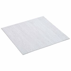 vidaXL Pranchas de Piso Madeira Branca 5,11 m&sup2; 55 unid. PVC