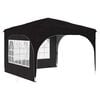 vidaXL Tenda de Festa Pop-up 290 x 290 x 245 cm Preto