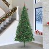 vidaXL &Aacute;rvore de Natal Artificial Verde 300 cm PVC, Metal e Pl&aacute;stico