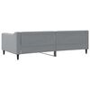 vidaXL Sof&aacute;-cama 100x200 cm tecido cinzento-claro