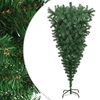 vidaXL &Aacute;rvore de Natal artificial invertida com suporte 180 cm verde