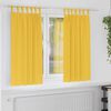 vidaXL Cortinas Blackout com Argolas 2 pcs Amarelo Mostarda