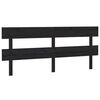 vidaXL Cabeceira de cama 184x3x81 cm pinho maci&ccedil;o preto
