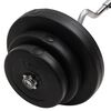 vidaXL Barra curl com discos 60 kg