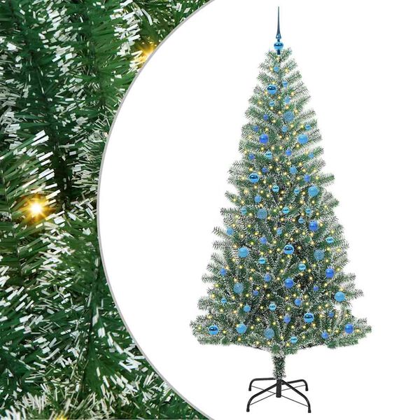 vidaXL &Aacute;rvore de Natal Artificial Coberta de Neve com Luzes de LED