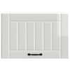 vidaXL Arm&aacute;rio de parede da cozinha Lucca madeira branco brilhante