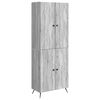 vidaXL Conjunto de Gabinete 2 pcs Sonoma cinzento Derivados de Madeira