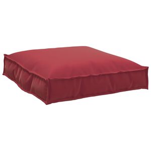 vidaXL Almofada Vinho Vermelho 70 x 70 x 12 cm Tecido Oxford
