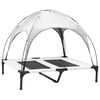 vidaXL Cama para Cachorro Manual Cinza Prata 92 x 77 x 82,5 cm A&ccedil;o