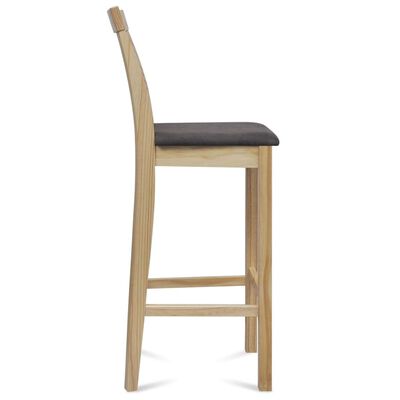 vidaXL Cadeiras de bar 4 pcs madeira