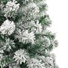 vidaXL &Aacute;rvore de Natal Articulada Artificial Verde e Branco 240 cm