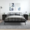 vidaXL Mesas de cabeceira 2 pcs 40x42x60 cm derivados de madeira preto