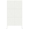vidaXL Protetor de Privacidade Branco 100 x 50 x 180 cm A&ccedil;o
