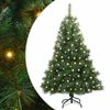 vidaXL &Aacute;rvore de Natal Artificial com 150 LEDs Verde 120 cm PE e PVC