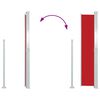 vidaXL Toldo lateral retr&aacute;til 160 x 500 cm vermelho