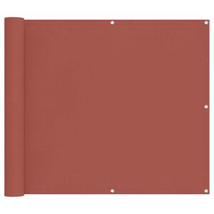 vidaXL Tela de Varanda Terracota 100 x 1000 cm Tecido Oxford