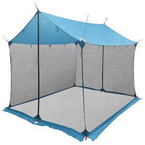 vidaXL Barraca de Camping com Paredes de Malha 270 x 210 x 210 cm Azul