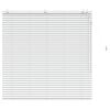 vidaXL Cortina Veneziana Branco 130 x 130 cm 35 mm