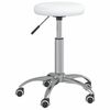 vidaXL Cadeira de jantar couro artificial branco