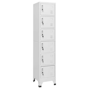 vidaXL Cacifo 38x40x180 cm a&ccedil;o cinzento-claro