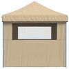 vidaXL Tenda de Festa Bege 279 x 410 x 315 cm Tecido Oxford