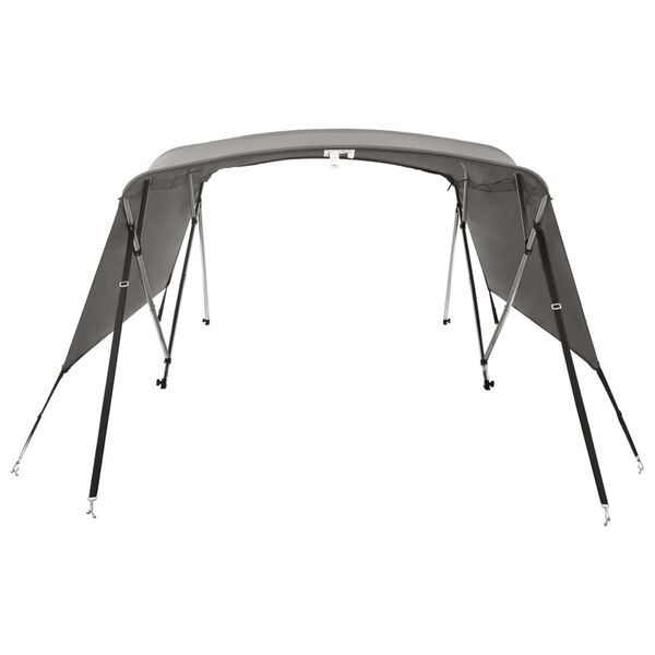vidaXL Toldo de 4 arcos Bimini c/ paredes laterais 243x(230-244)x137cm