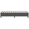 vidaXL Estrado de cama plataforma Cinza Escuro 90 x 200 cm tecido