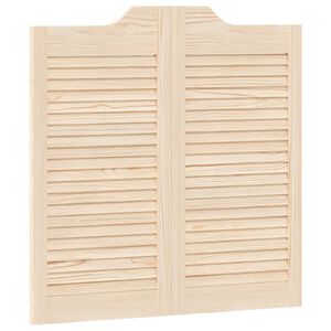 vidaXL Portas de Correr 80 x 40 cm Madeira de Pinho Maci&ccedil;a Natural