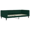 vidaXL Sof&aacute;-cama c/ gavet&atilde;o e gavetas 100x200 cm veludo verde-escuro