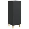 vidaXL Buffet Preto 33 x 34,5 x 90 cm Derivados de Madeira