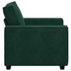 vidaXL Poltrona 100x78x84 cm veludo verde-escuro