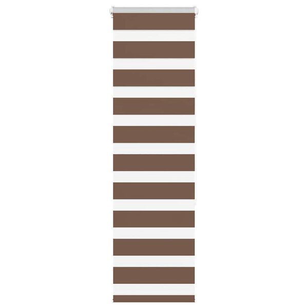 vidaXL Cortina de zebra 45x150 cm largura do tecido 40,9 cm poli&eacute;ster