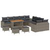 vidaXL Conjunto de Sof&aacute; de Jardim 18 unid. 11-N&uacute;mero de lugares