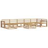 vidaXL Conjunto de Sof&aacute;s para Exterior 8 pcs Branco