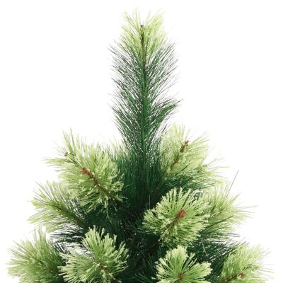 vidaXL Árvore de Natal artificial articulada com suporte 180 cm