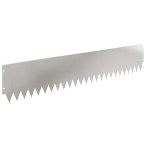 vidaXL Acabamento para Gramado 10 pcs 103 x 20 cm A&ccedil;o Prateado