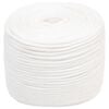 vidaXL Corda utilit&aacute;ria multiusos 8 mm 50 m Branco PP