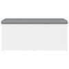 vidaXL Banco de arruma&ccedil;&atilde;o branco 102x42x45 cm madeira projetada