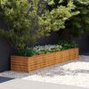 vidaXL Canteiro elevado de jardim 291x50x36 cm A&ccedil;o Corten