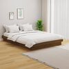 vidaXL Estrutura cama pequena de casal 120x190 cm madeira castanho-mel