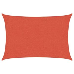 vidaXL Para-sol estilo vela 160 g/m&sup2; 2x3 m PEAD terracota
