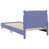 vidaXL Estrutura de Cama Infantil com Cabeceira Azul Jeans 90 x 190 cm