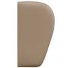 vidaXL Orelha de Cabeceira Bronzeado 40 x 23 x 6 cm PVC
