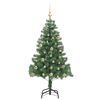 vidaXL &Aacute;rvore de Natal com 150 LEDs com suporte Verde 150 cm PVC